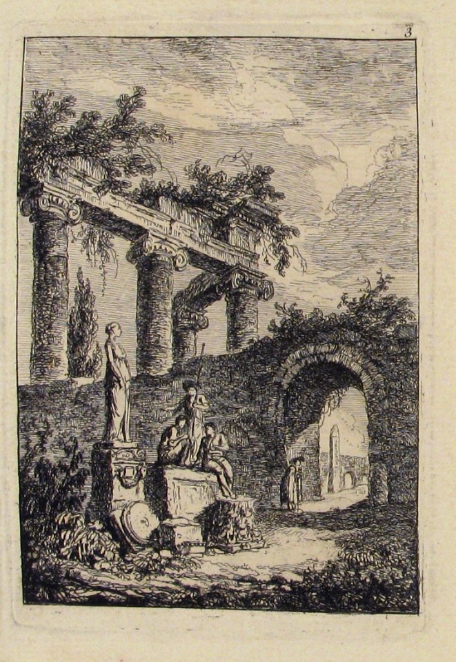 La Statue en Avant les Ruines MET 29.55.3