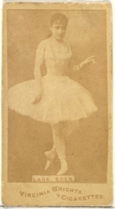 Laus, Eden, from the Actors and Actresses series (N45, Type 1) for Virginia Brights Cigarettes MET DP830129