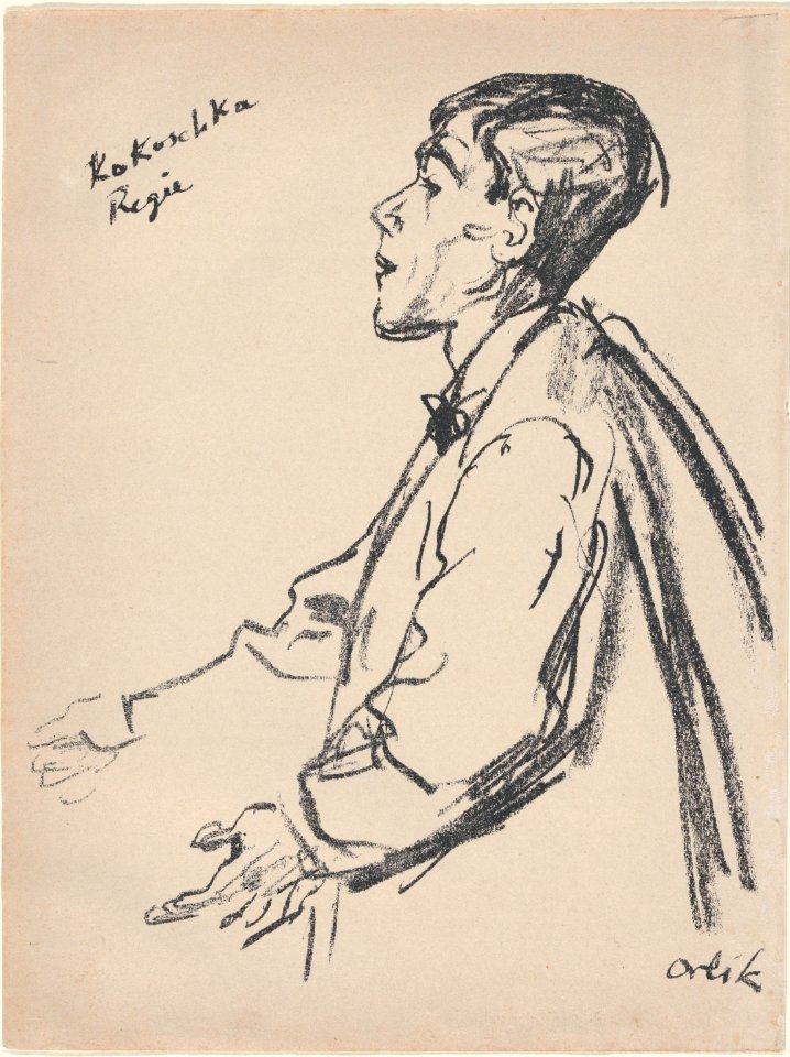 Kokoschka Rehearsing MET DP876210