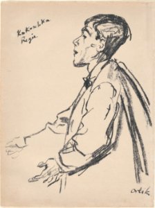Kokoschka Rehearsing MET DP876210