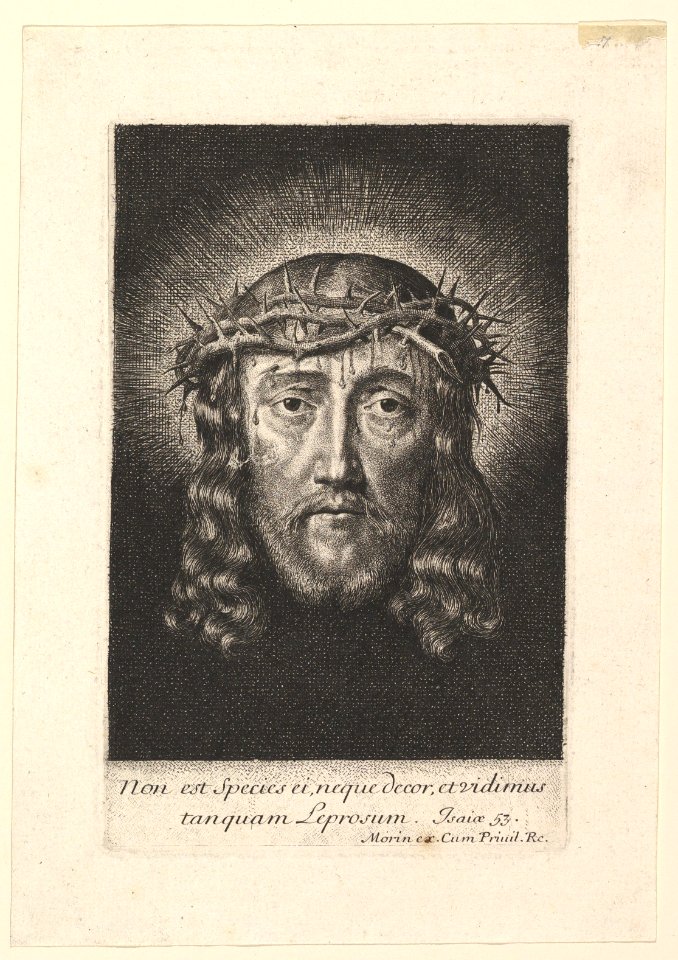La sainte Face couronnee d'epines, (petit format) MET DP819809