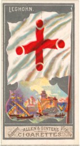 Leghorn, from the City Flags series (N6) for Allen & Ginter Cigarettes Brands MET DP829273