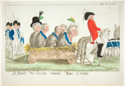 La famille des Cochons ramenée dans l'étable (The family of pigs pulled to the stable) MET DP818672