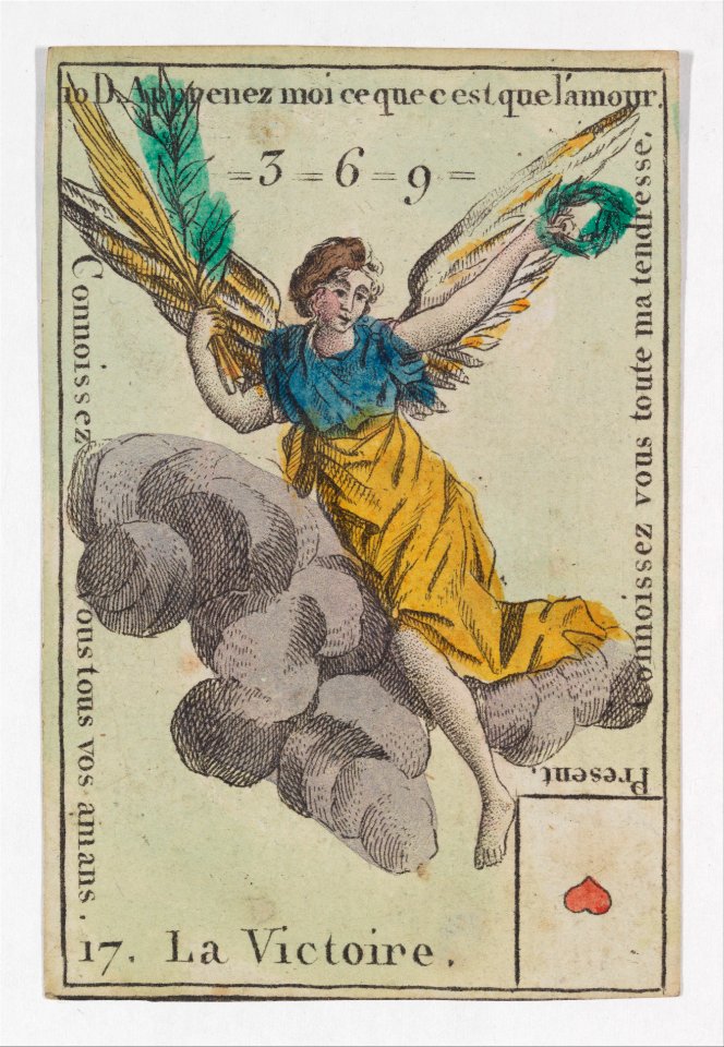 La Victoire from Playing Cards (for Quartets) 'Costumes des Peuples Étrangers' MET DP274079