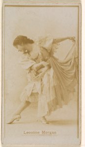 Leontine Morgan, from the Actresses series (N245) issued by Kinney Brothers to promote Sweet Caporal Cigarettes MET DP859167