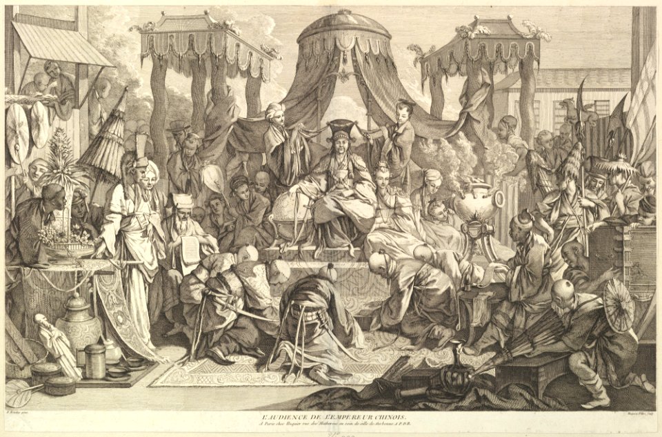 L'audience de l'Empereur chinois (The audience of the Chinese Emperor), from Chinoiseries MET DP826771