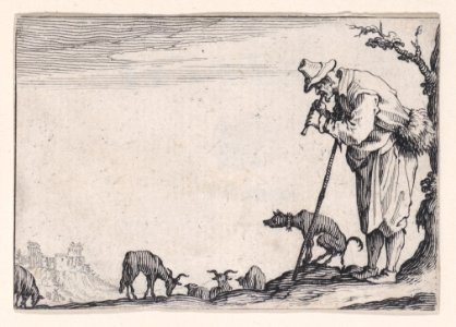 Le Berger Jouant de la Flute Met DP888275