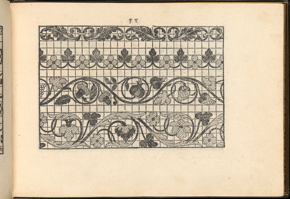 La Vera Perfettione del Disegno di varie sorti di recami, page 5 (recto) MET DP361956