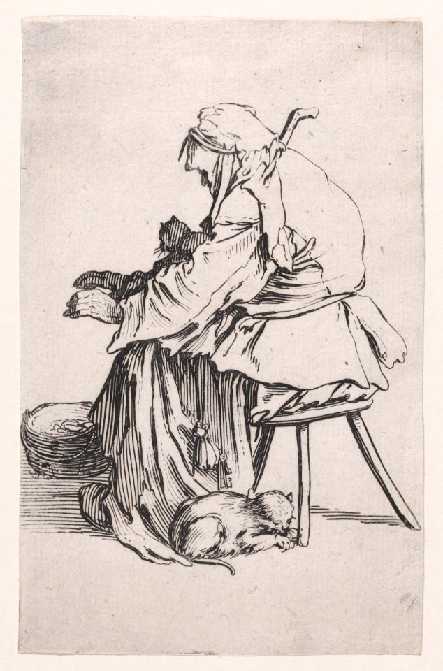 La Vieille aux Chats (The Old Woman with Cats) Met DP890644