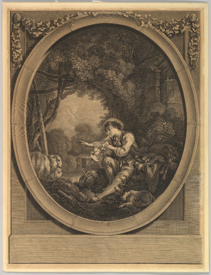 L'Départ du Courier (The Departure of the Messenger) MET DP826777
