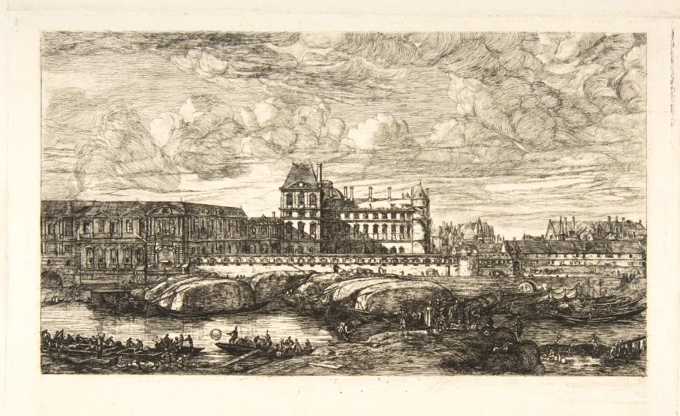 L'Ancien Louvre (The Old Louvre, Paris, after Zeeman) MET DP813265
