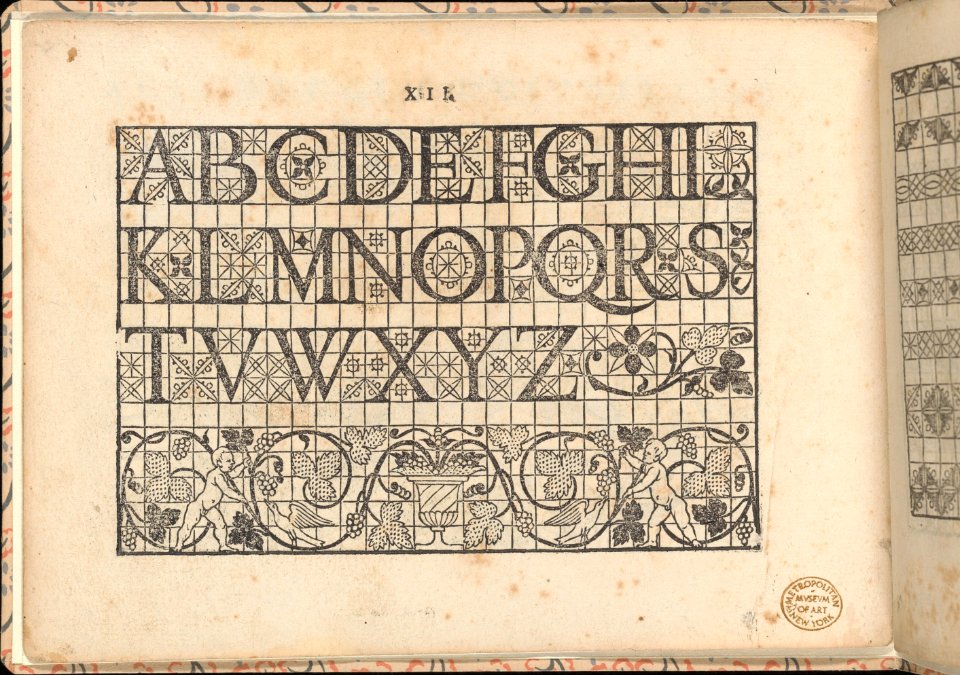 La vera perfettione del disegno di varie sorti di recami, page 3 (verso) MET DP361015