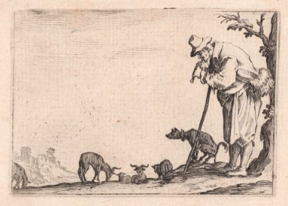 Le Berger Jouant de la Flute (The Shepherd Playing the Flute) Met DP890467