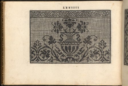 La Vera Perfettione del Disegno di varie sorti di recami, page 37 (verso) MET DP362022