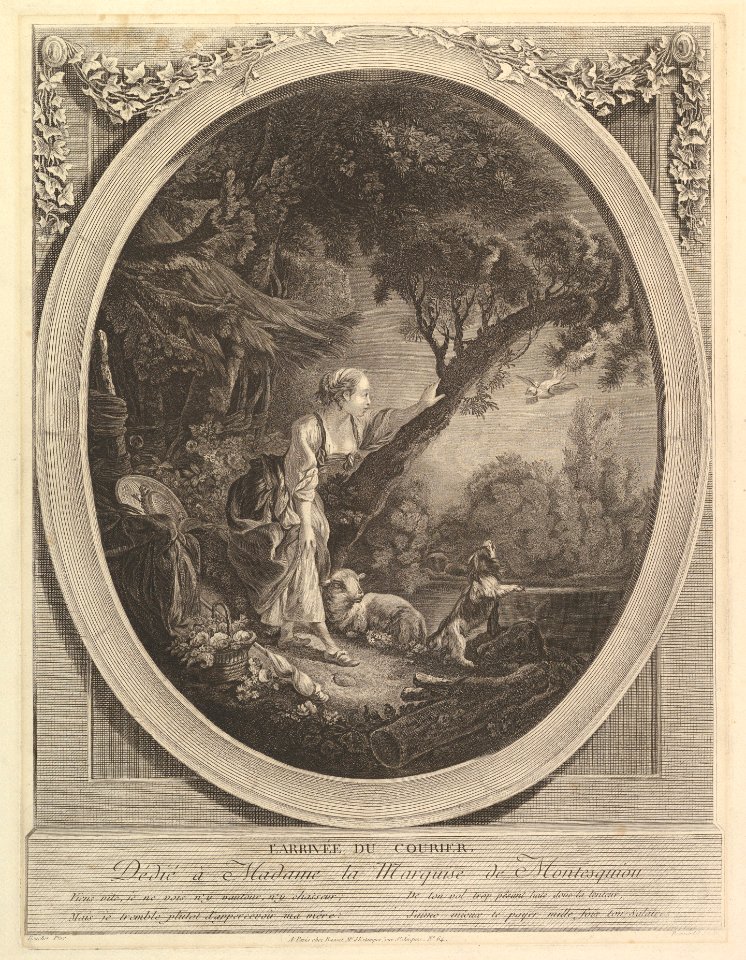 L'Arivée du Courier (The Arrival of the Messenger) MET DP826909