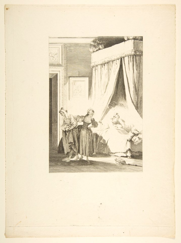 La Gageure des trois Commeres- La Servante, from Contes et nouvelles en vers par Jean de La Fontaine. A Paris, de l'imprimerie de P. Didot, l'an III de la République, 1795 MET DP813951
