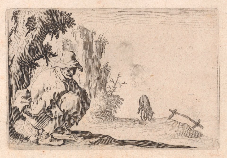 La Paysan Accroupi (The Peasant Squatting) Met DP890449