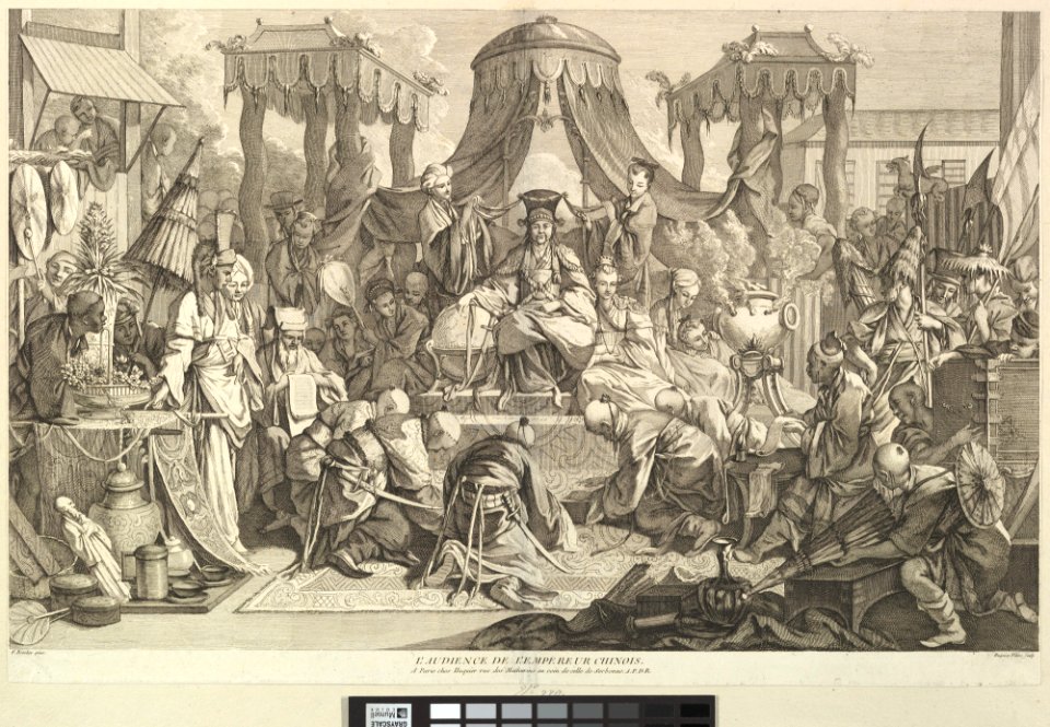 L'audience de l'Empereur chinois (The audience of the Chinese Emperor), from Chinoiseries MET DP826922