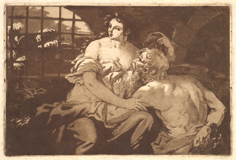 La charité romain (Roman Charity), in an album containing Recueil de Compositions par Lagrenée Le Jeune (Collection of Compositions by Lagrenée the Younger) MET DP829295