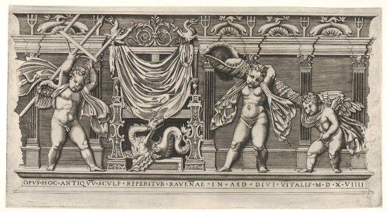 Le Bas Relief aux Trois Amours (The Throne of Neptune) MET DP832647