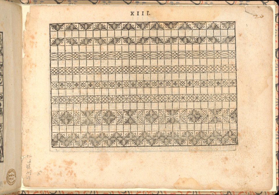 La vera perfettione del disegno di varie sorti di recami, page 4 (recto) MET DP361016