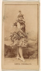 Lena Thibaut, from the Actresses series (N245) issued by Kinney Brothers to promote Sweet Caporal Cigarettes MET DP859711