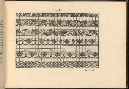 La Vera Perfettione del Disegno di varie sorti di recami, page 4 (recto) MET DP361954
