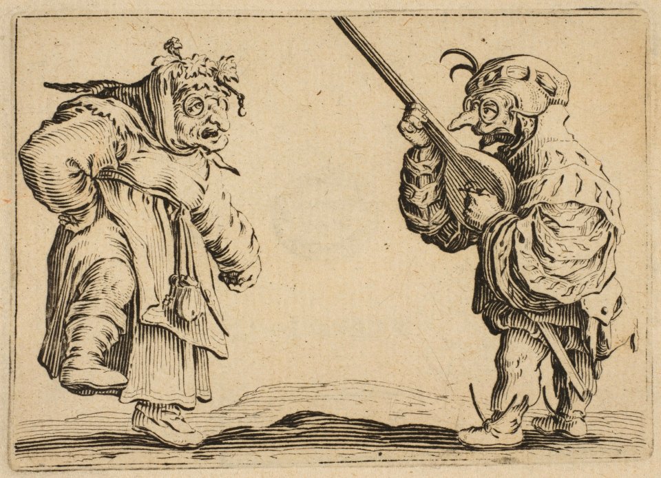 Les Danseurs au Luth (The Dancers with a Lute), from Les Caprices Series B, The Nancy Set MET DP818531