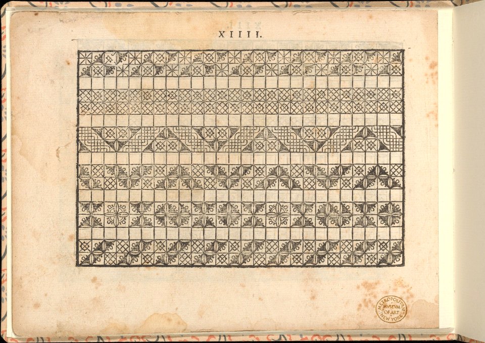 La vera perfettione del disegno di varie sorti di recami, page 4 (verso) MET DP361017