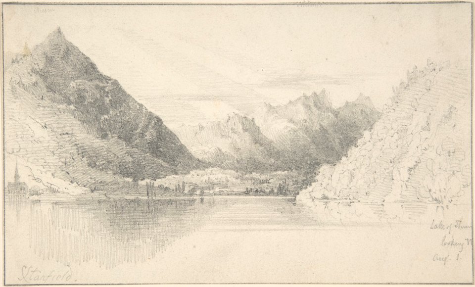 Lake of Thun looking North MET DP805079