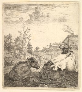 La vache et le veau MET DP828140