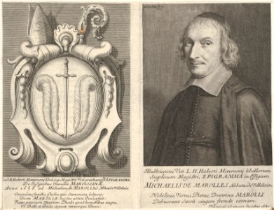 L'Abbé de Marolles (with coat of arms) MET DP832597