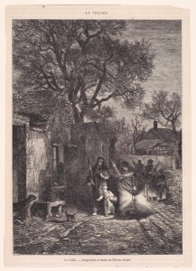 La Veillée; from Magasin Pittoresque Met DP888866