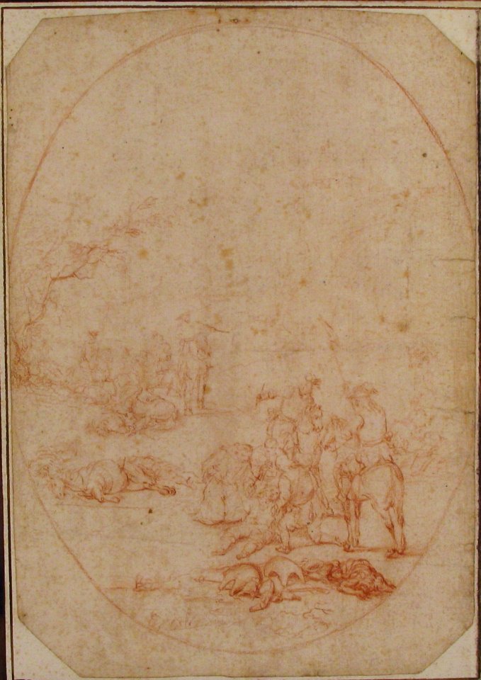 Landscape with Soldiers Helping the Wounded after a Battle MET 57.658.273