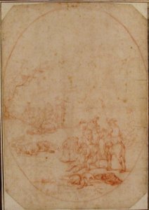 Landscape with Soldiers Helping the Wounded after a Battle MET 57.658.273