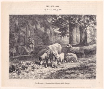 Les Moutons; from Magasin Pittoresque Met DP888860