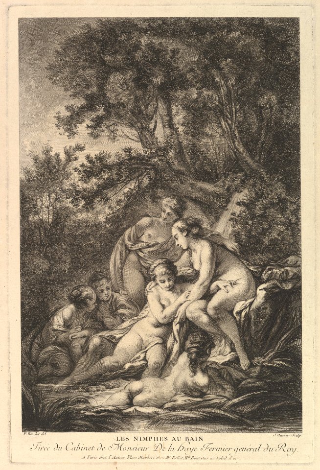 Les Nimphes au Bain (The Nymphs at the Bath) MET DP826799