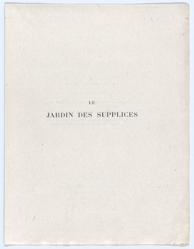 Le Jardin des Supplices MET DP867534