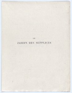 Le Jardin des Supplices MET DP867534