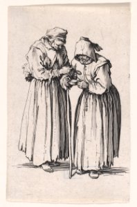 Les Deux Mendiantes (The Two Female Beggars) Met DP890645