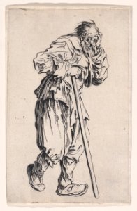 La Gueux Appuye sur son Baton (The Beggar Leaning on his Cane) Met DP890629