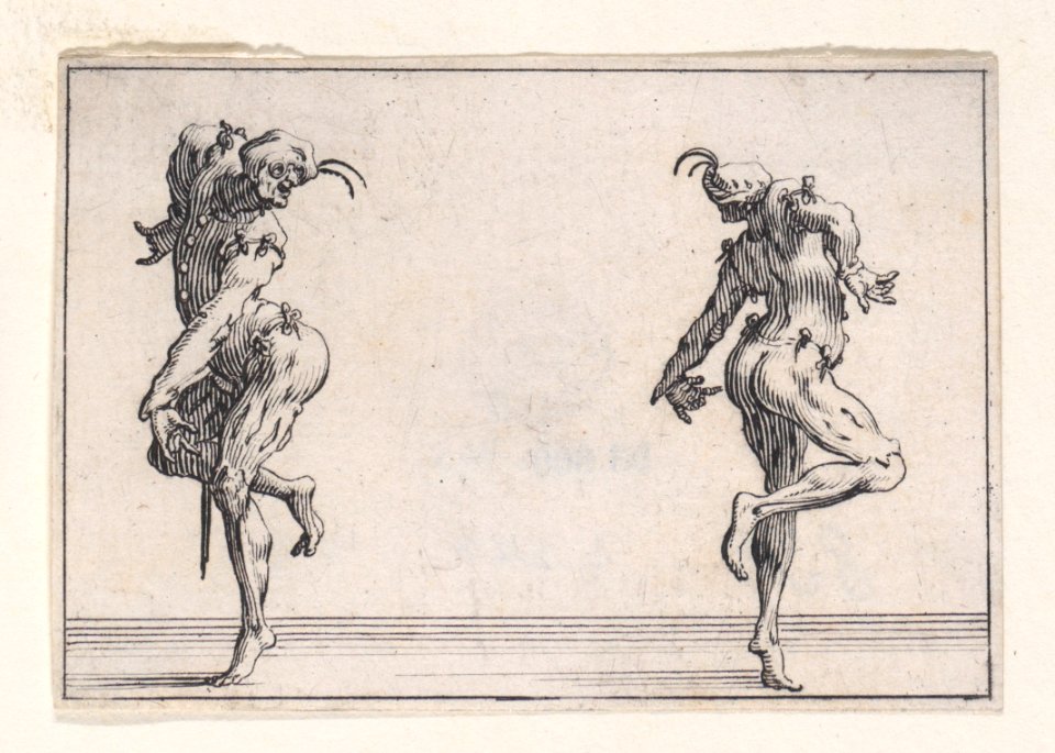Les Deux Pantalons se Tournant le Dos Met DP888299