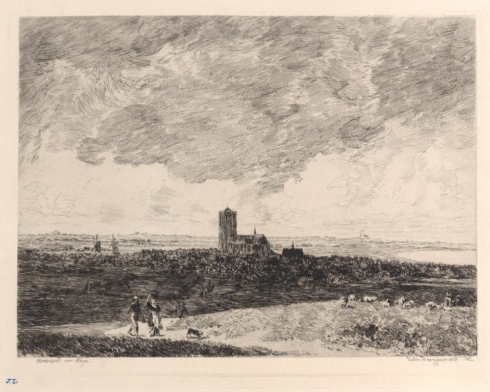 Landscape, after Rembrandt Met DP886852