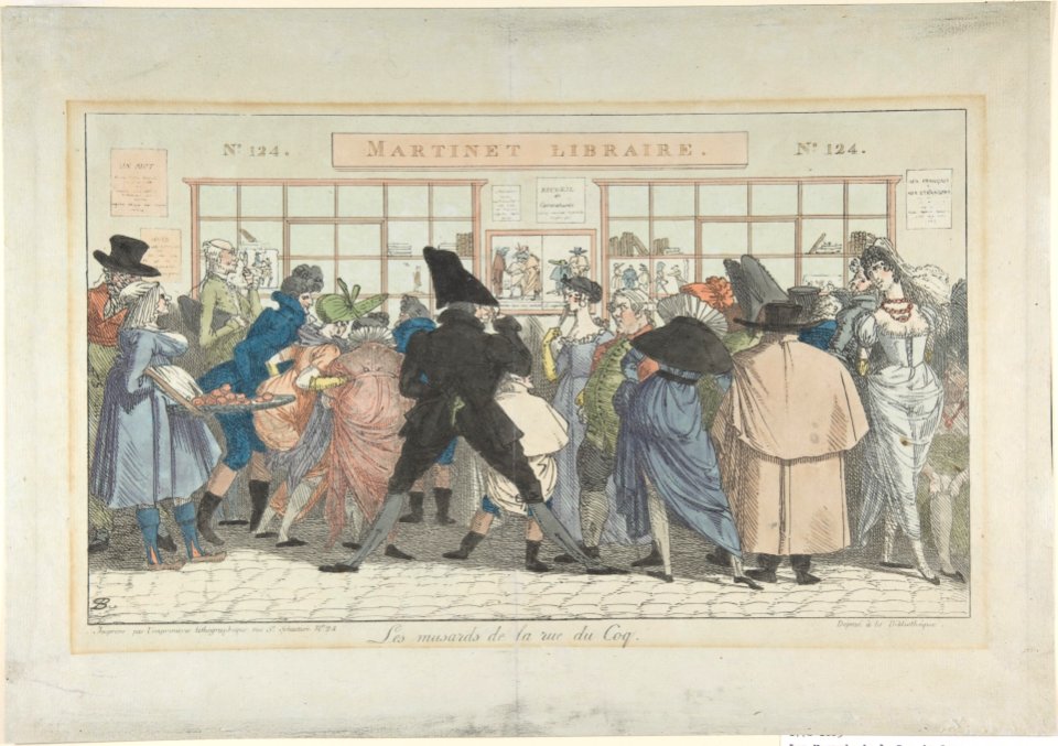 Les Musards de la Rue du Coq (Dawdlers of the Rue du Coq) MET DP808271