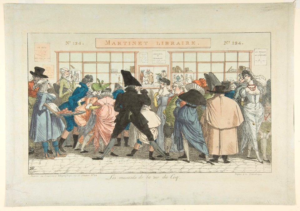 Les Musards de la Rue du Coq (Dawdlers of the Rue du Coq) MET DP817259