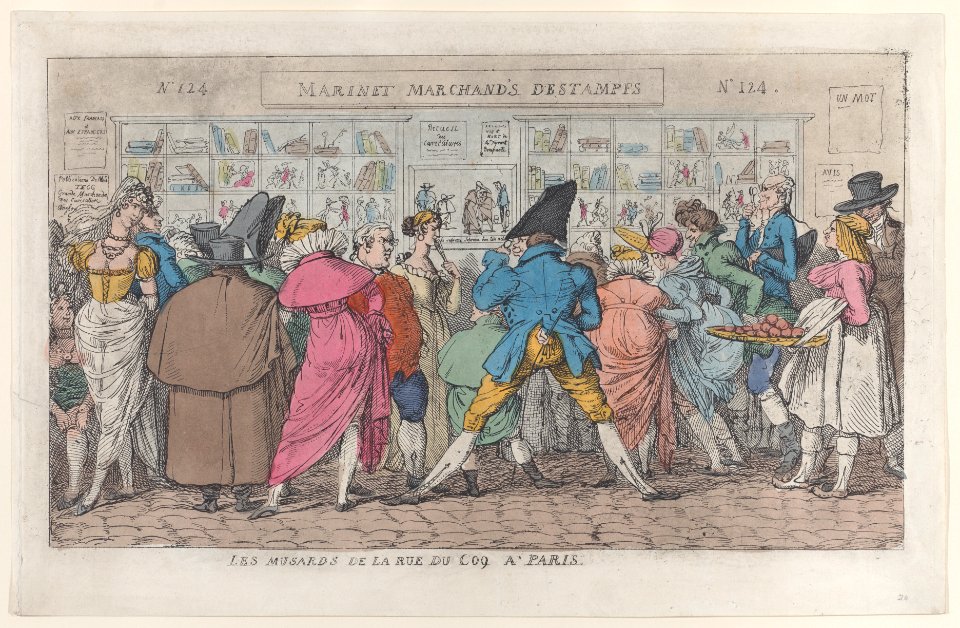 Les Musards de la Rue du Coq à Paris (Dawdlers of the Rue Coq) Met DP884762