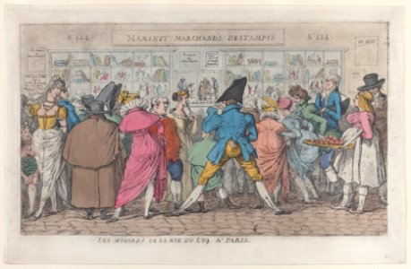 Les Musards de la Rue du Coq à Paris (Dawdlers of the Rue Coq) Met DP884762