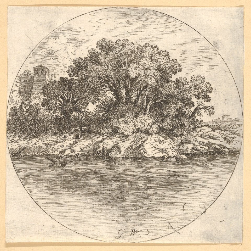 Landscape with Trees by the Water MET DP831522