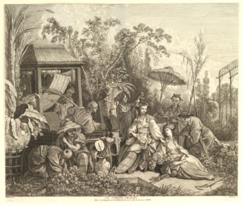 Le Jardin Chinoise (The Chinese Garden), from Chinoiseries MET DP826920
