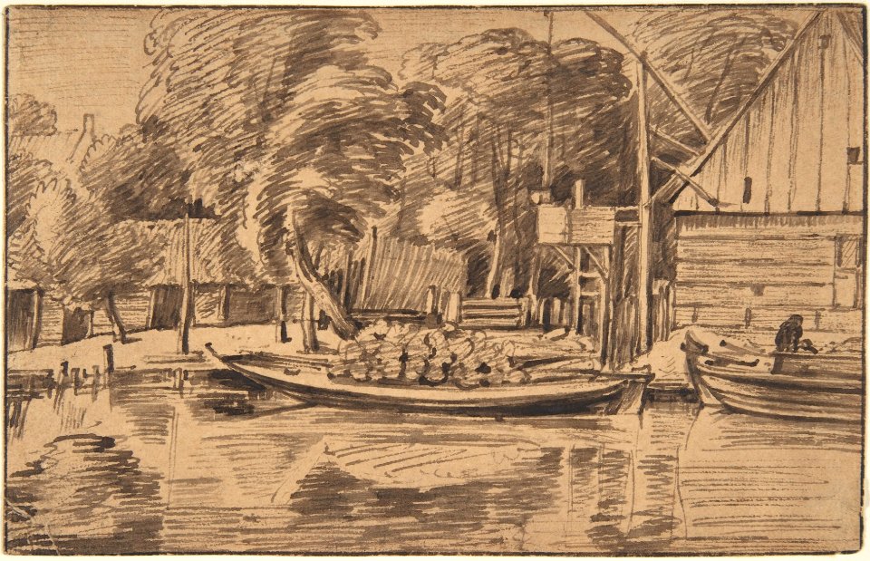 Landscape with a Canal in the Foreground MET DP800467